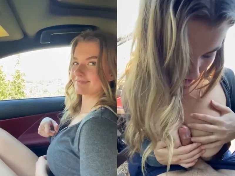 Vụng trộm với gái xinh ngay trên đường cao tốc